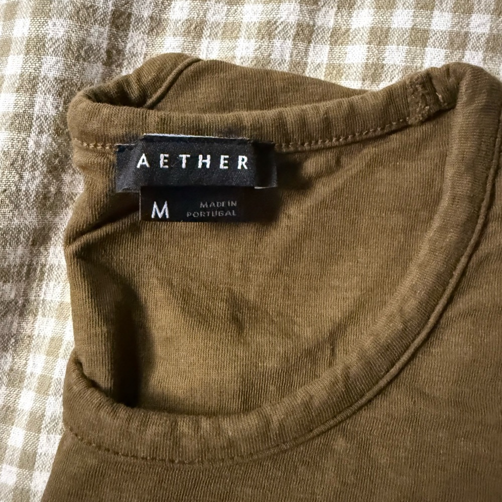 Aether Men's Short Sleeve Tee - Olive